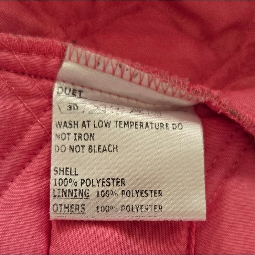 TuffRider Hot Pink Quilted Vest Size Small - Picture 7 of 7